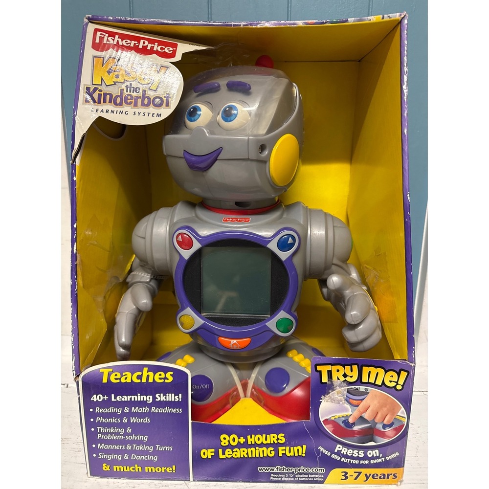 Fisher-Price Kasey the Kinderbot Learning System Robot‎ Toy G5795 Vintage 2002
